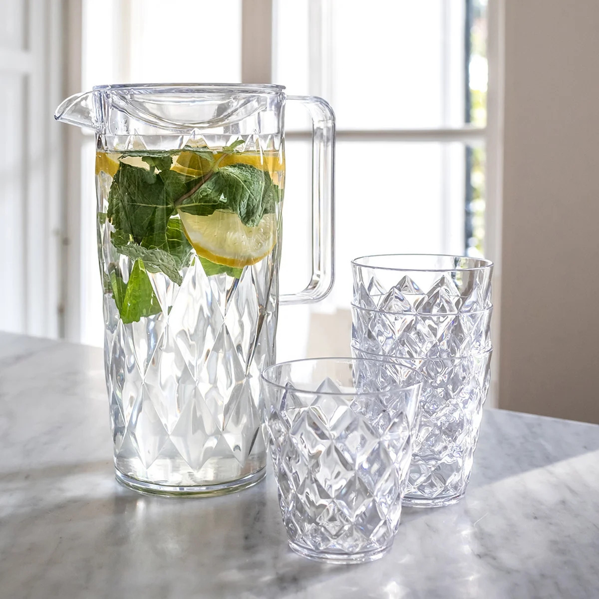 Koziol - Superglas Kanne, 1,5 L, crystal clear