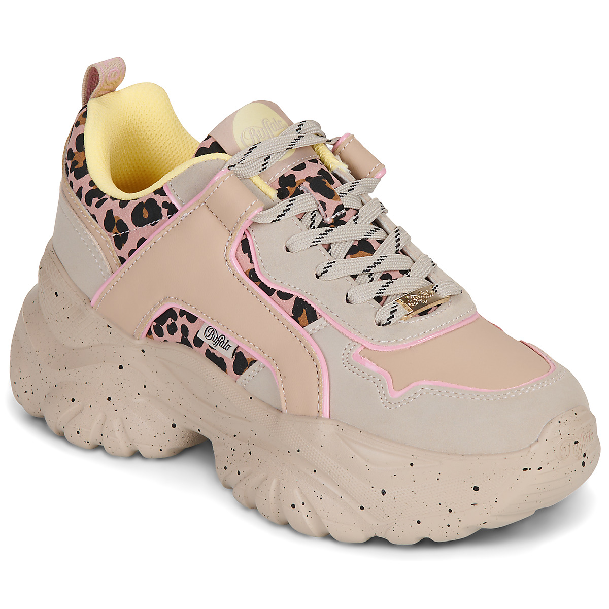 Buffalo - BLISS - Beige / Leopard / Pink