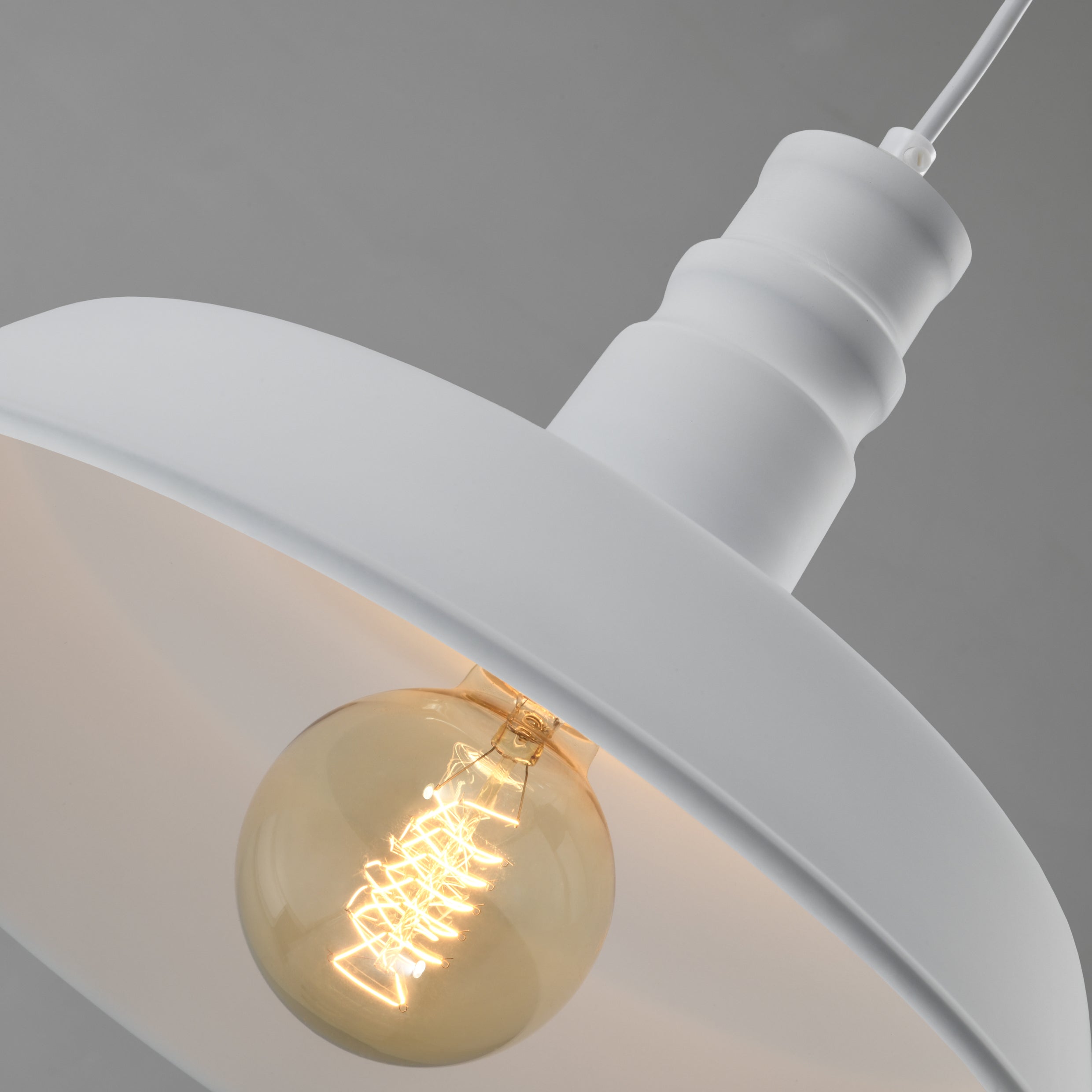 QUVIO Hanglamp rond wit- QUV5158L-WHITE