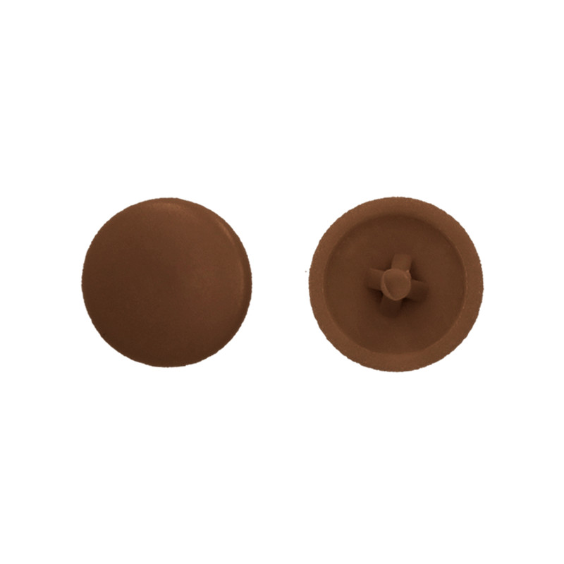 Capuchon pour vis Pozidrive Ø 12 mm brun 30 pièces