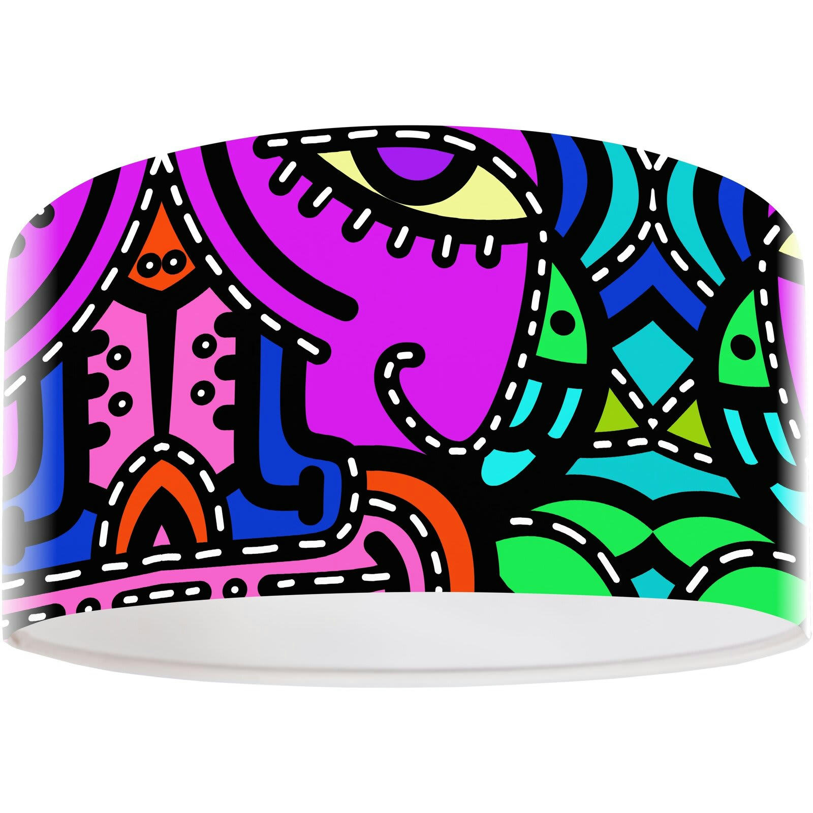 IMPRESIO - Suspension Tissu Multicolore