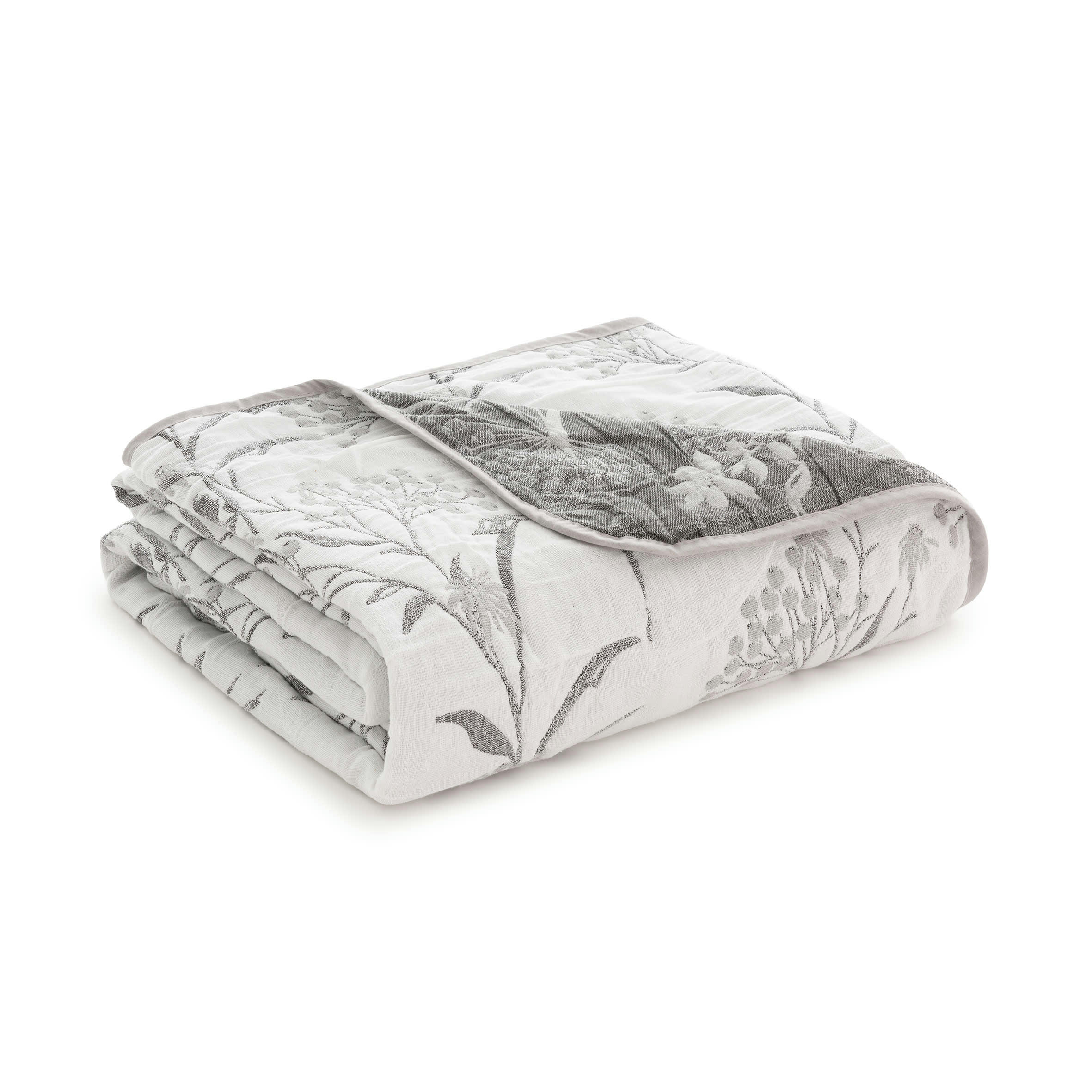 ZUREK - Couvre lit en coton gris 250x270