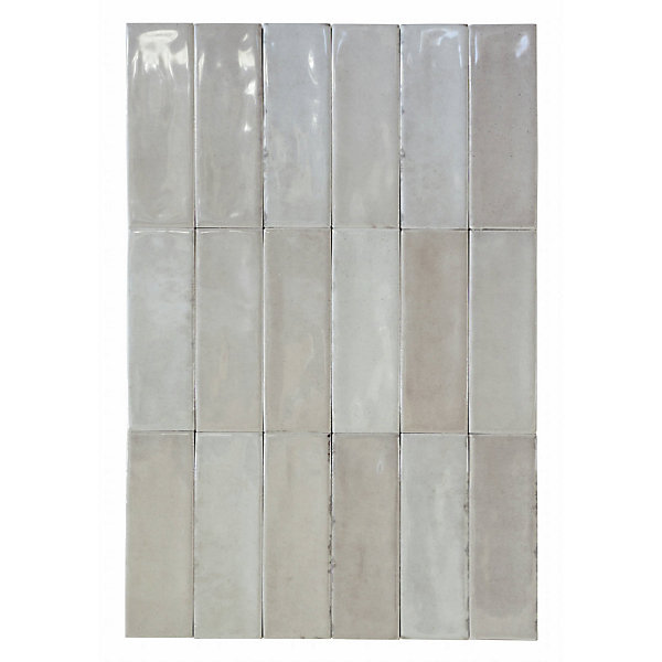 Mini Brick Série Calpe Greige Porcelaine Premium 5x15cm.