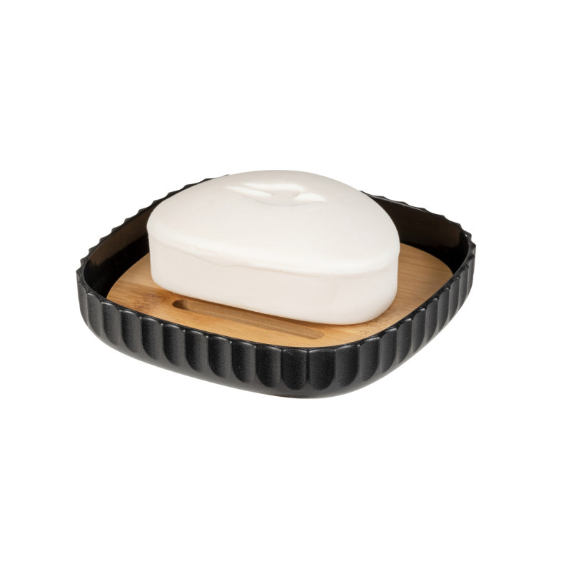Porte-savon Rotello noir WENKO
