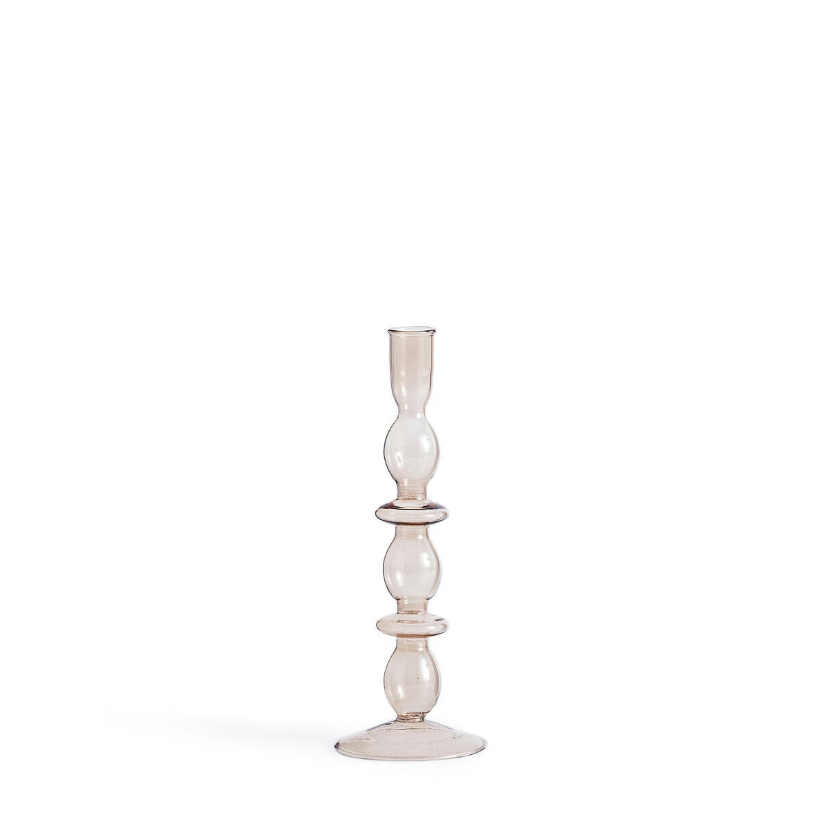 Bougeoir en verre H25 cm, Lolita
