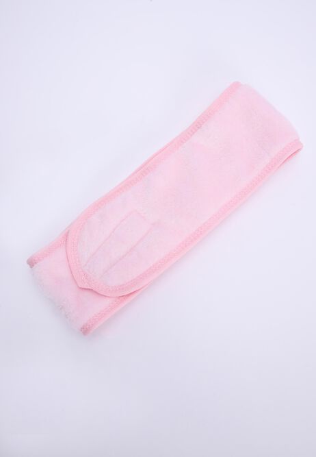 Womens Pink Fleece Beauty Headband