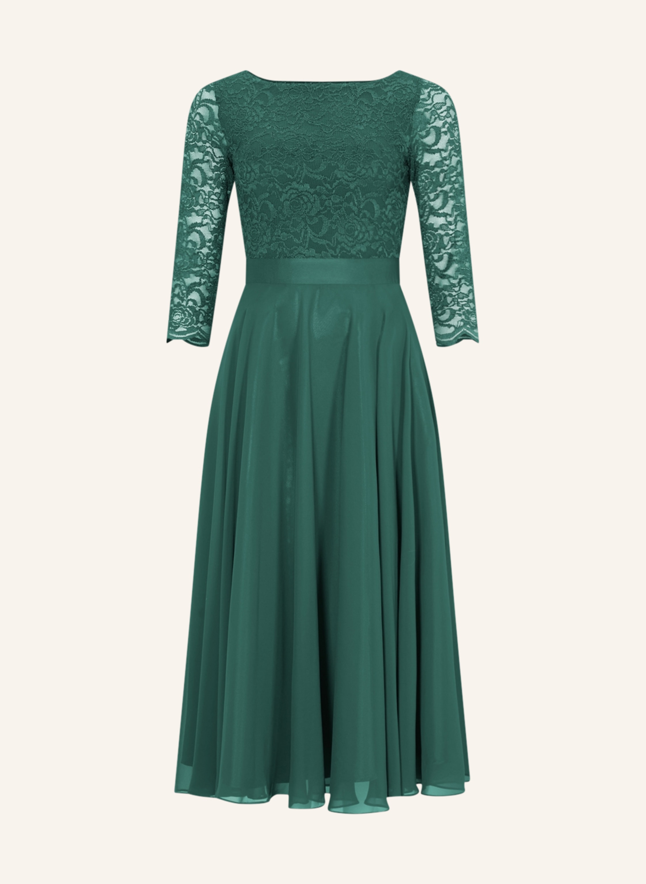 SWING Cocktailkleid mit Spitzenbesatz