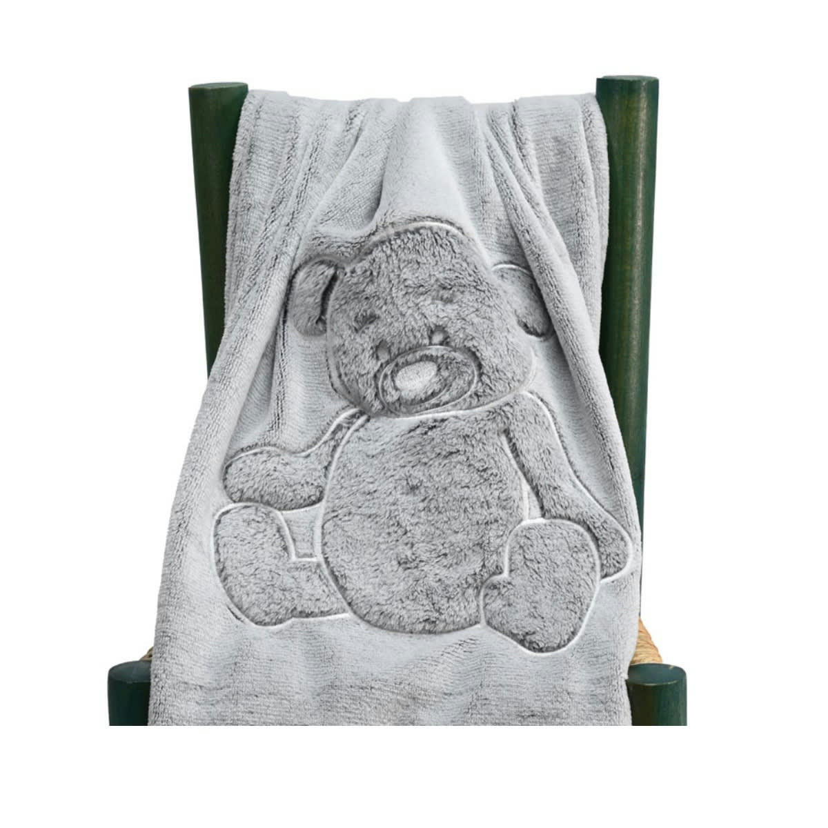 - Plaid polaire doux & chaud  anthracite 75x100 cm