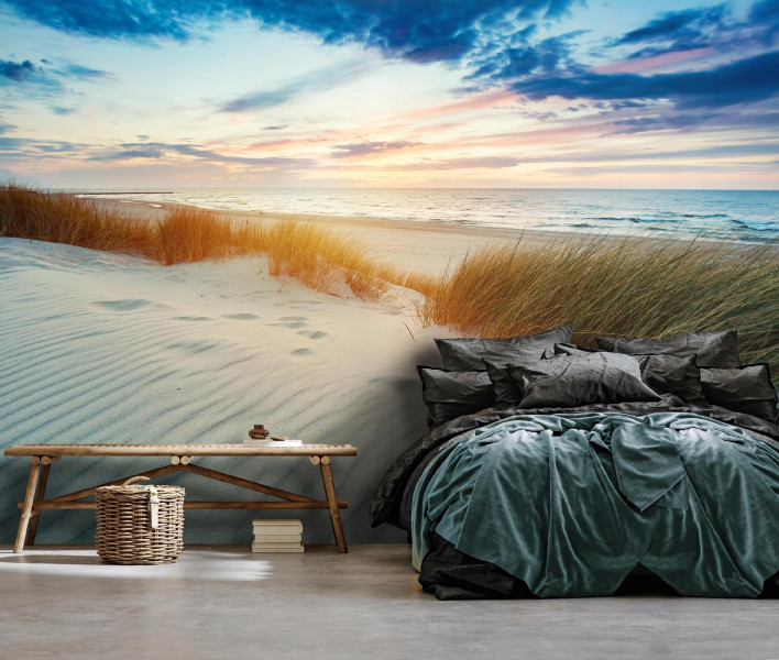 Fototapeta Plaża Morze Wydmy Do Sypialni Tapeta 150X105