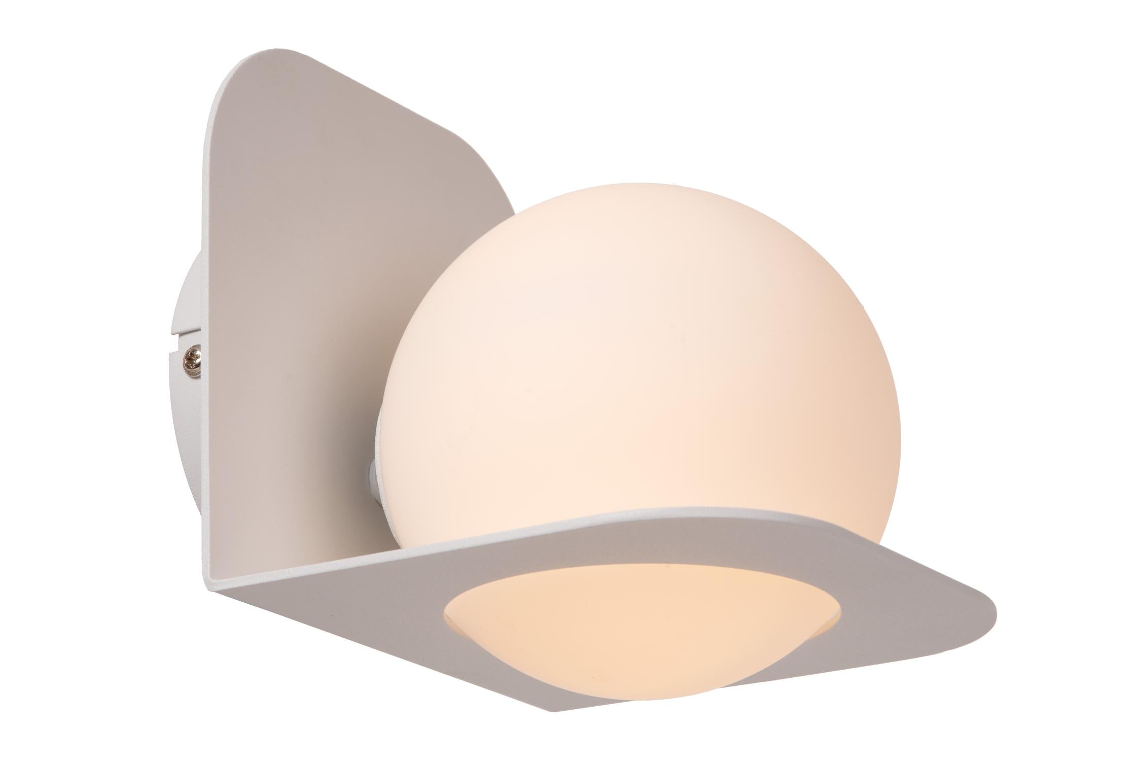 Lucide DAVY Wandlamp - Wit