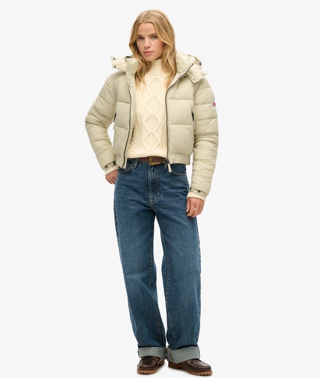 Fuji Cropped Hooded Jacket