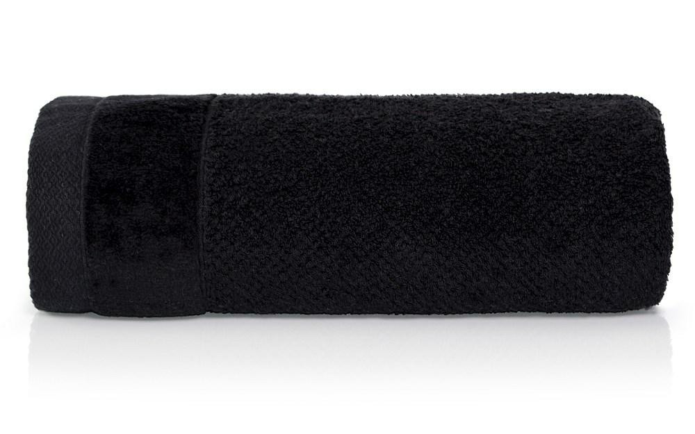 Ręcznik Vito 70x140 czarny frotte bawełniany 550g/m2