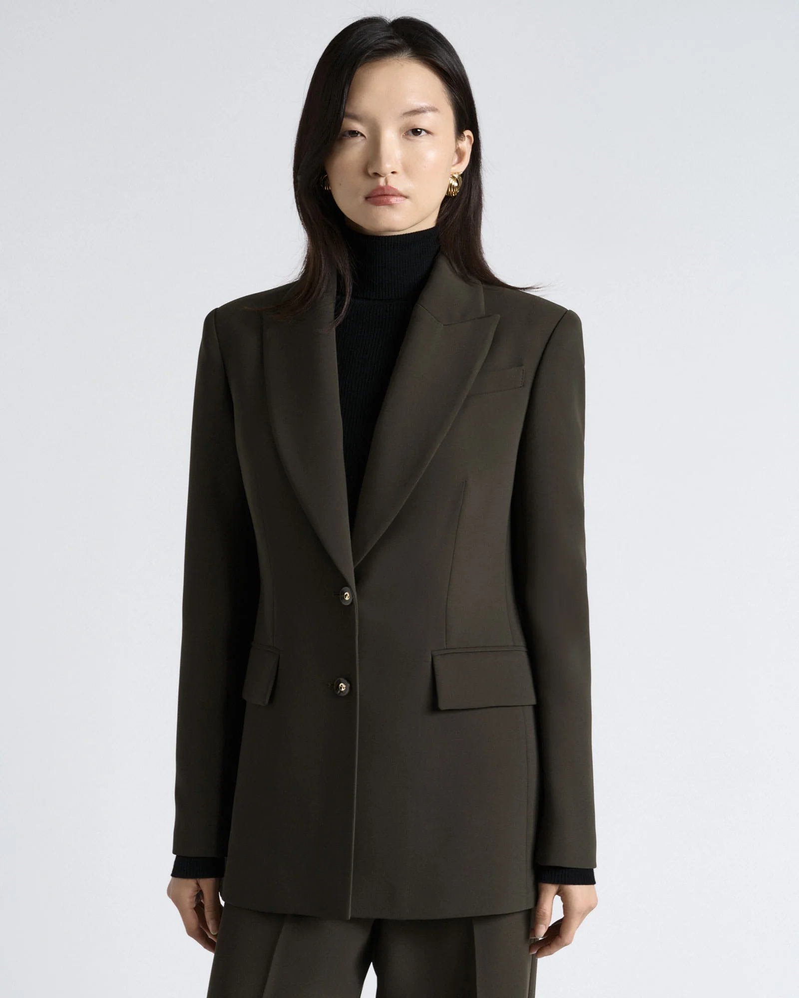Double Weave Hourglass Blazer