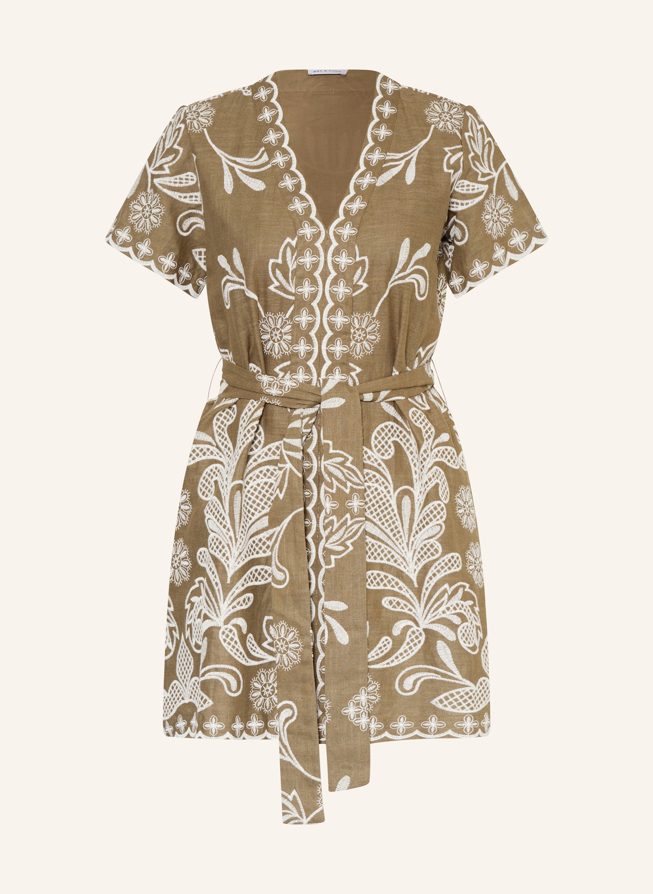 MRS & HUGS Kleid mit Leinen