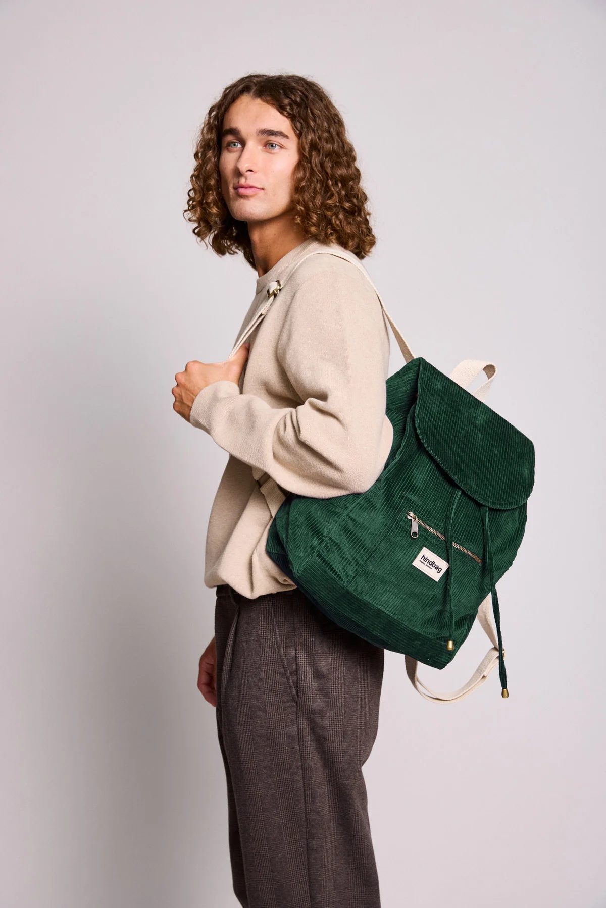 Sac à dos Eliot Velours Sapin