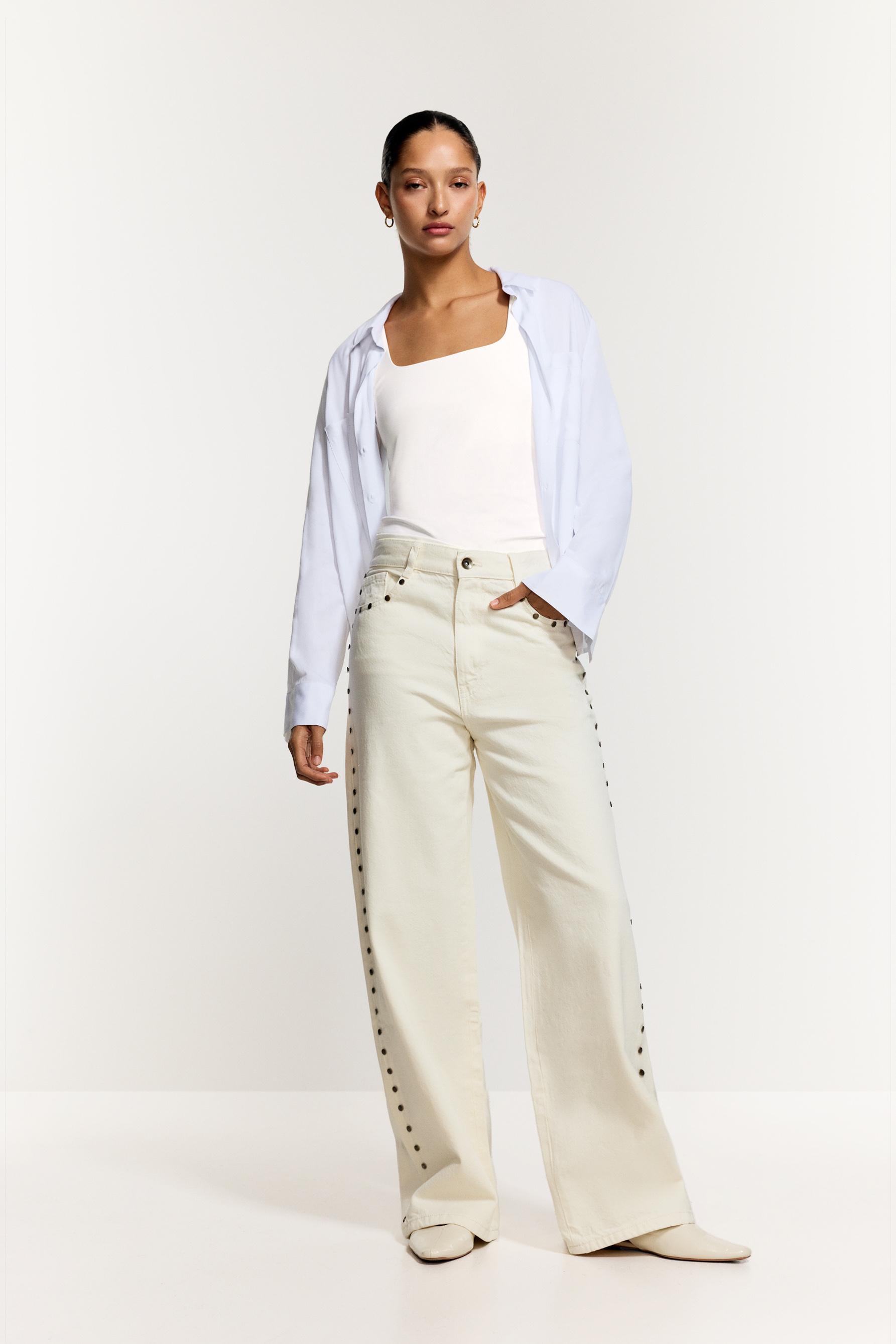 Jeans baggy tachas