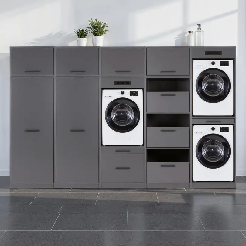 Waschmaschinenschrank 2-teilig Flow