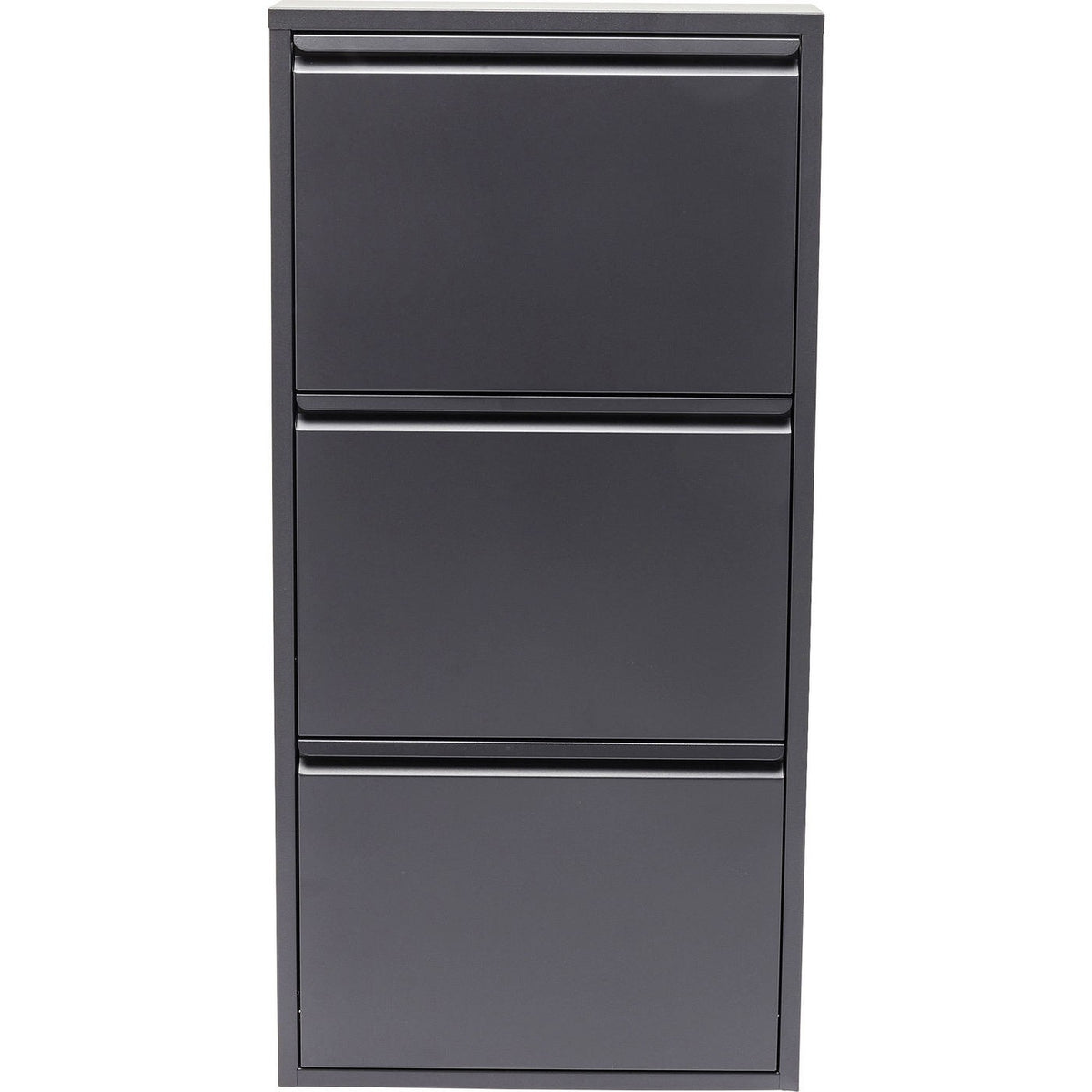 Kare Design Schoenenkast Caruso - antraciet - 3 laden