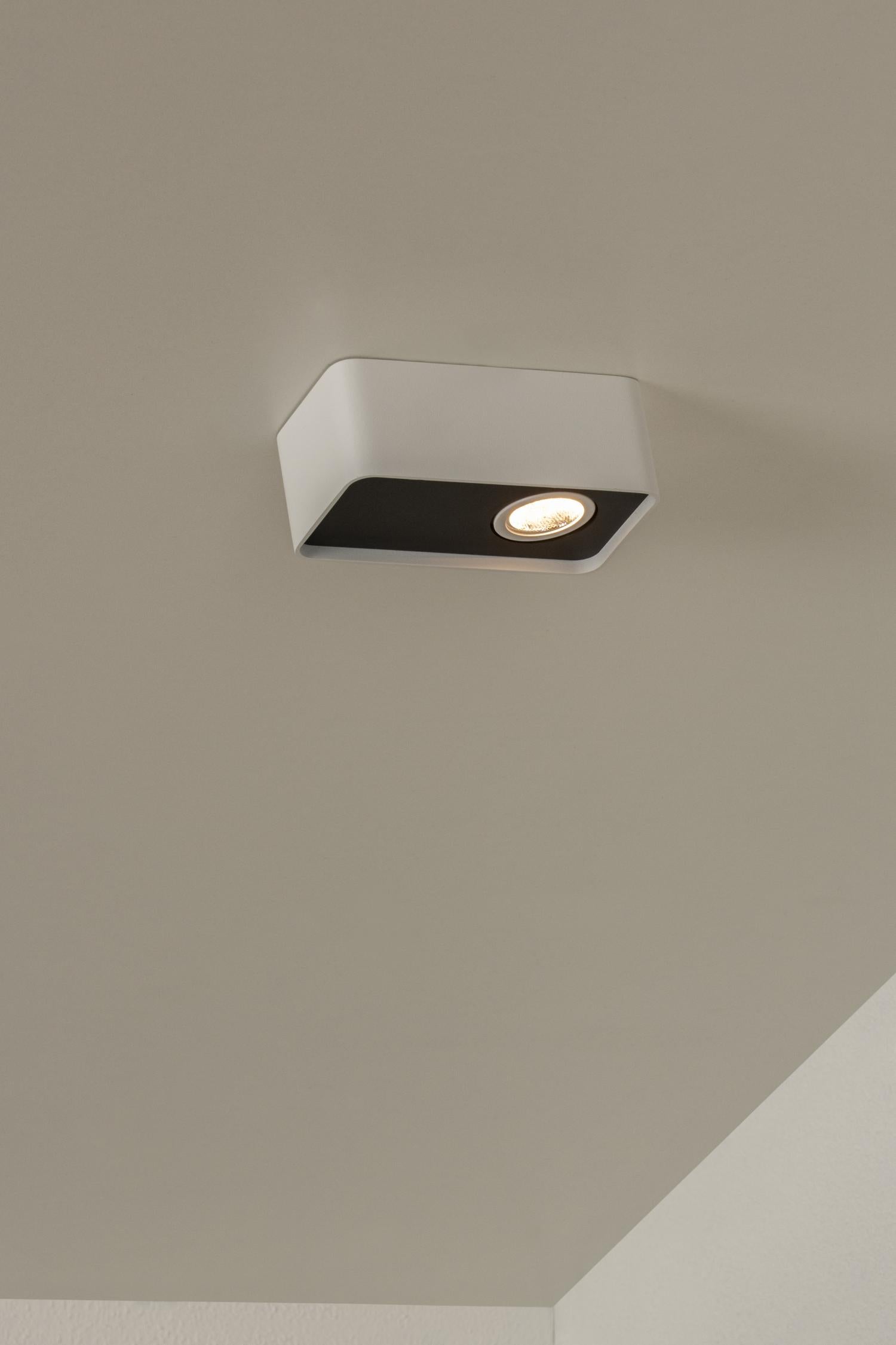 Lucide plafondspot ANGULAR - Geïntegreerde LED - Wit