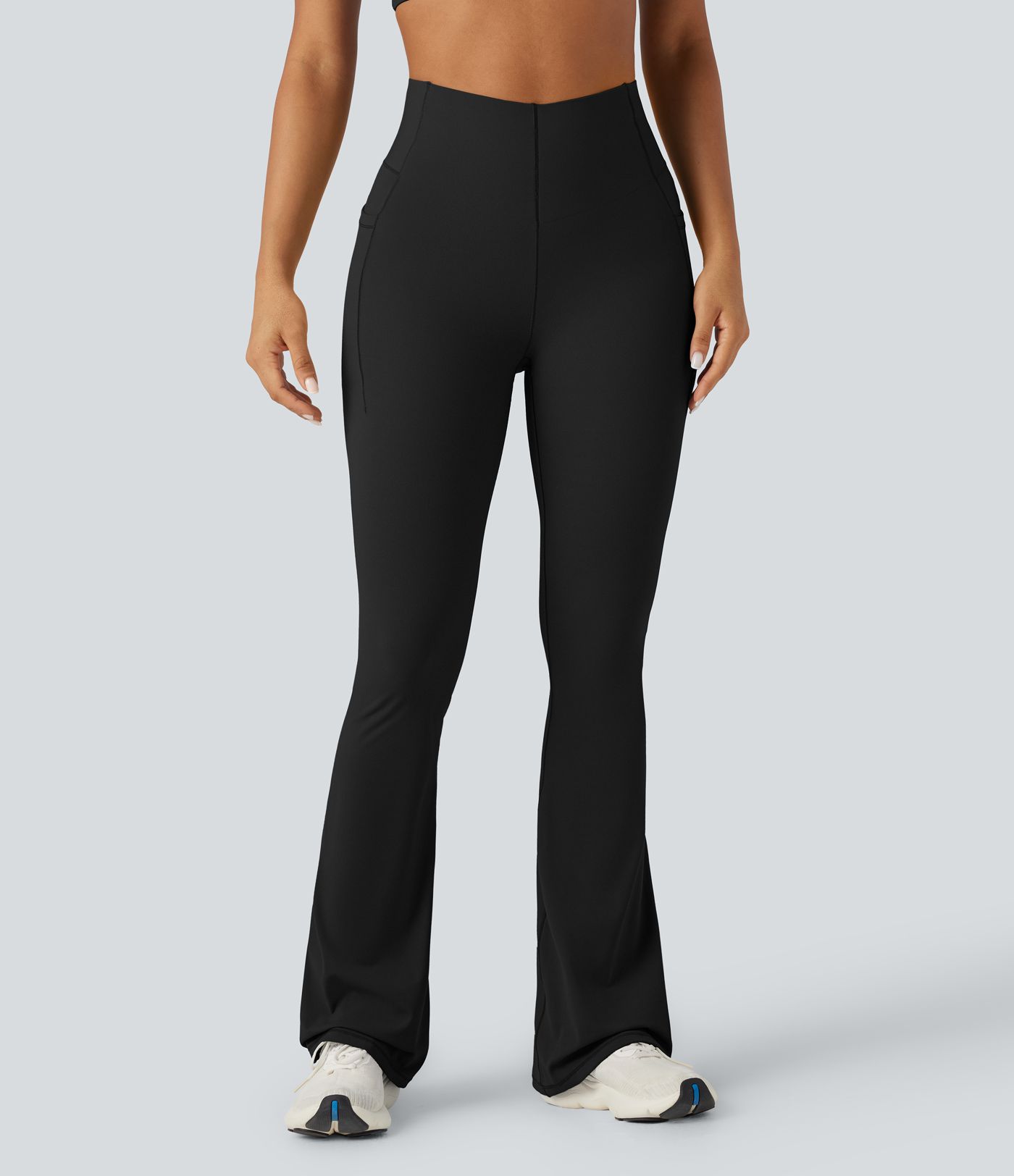 Legging d'entraînement Halara UltraSculpt™ SoCinched taille haute gainant bootcut avec poches