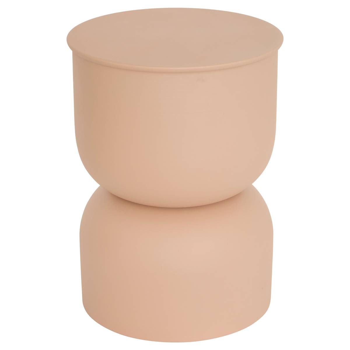 Side Table "Palomba" Beige, D.31 cm