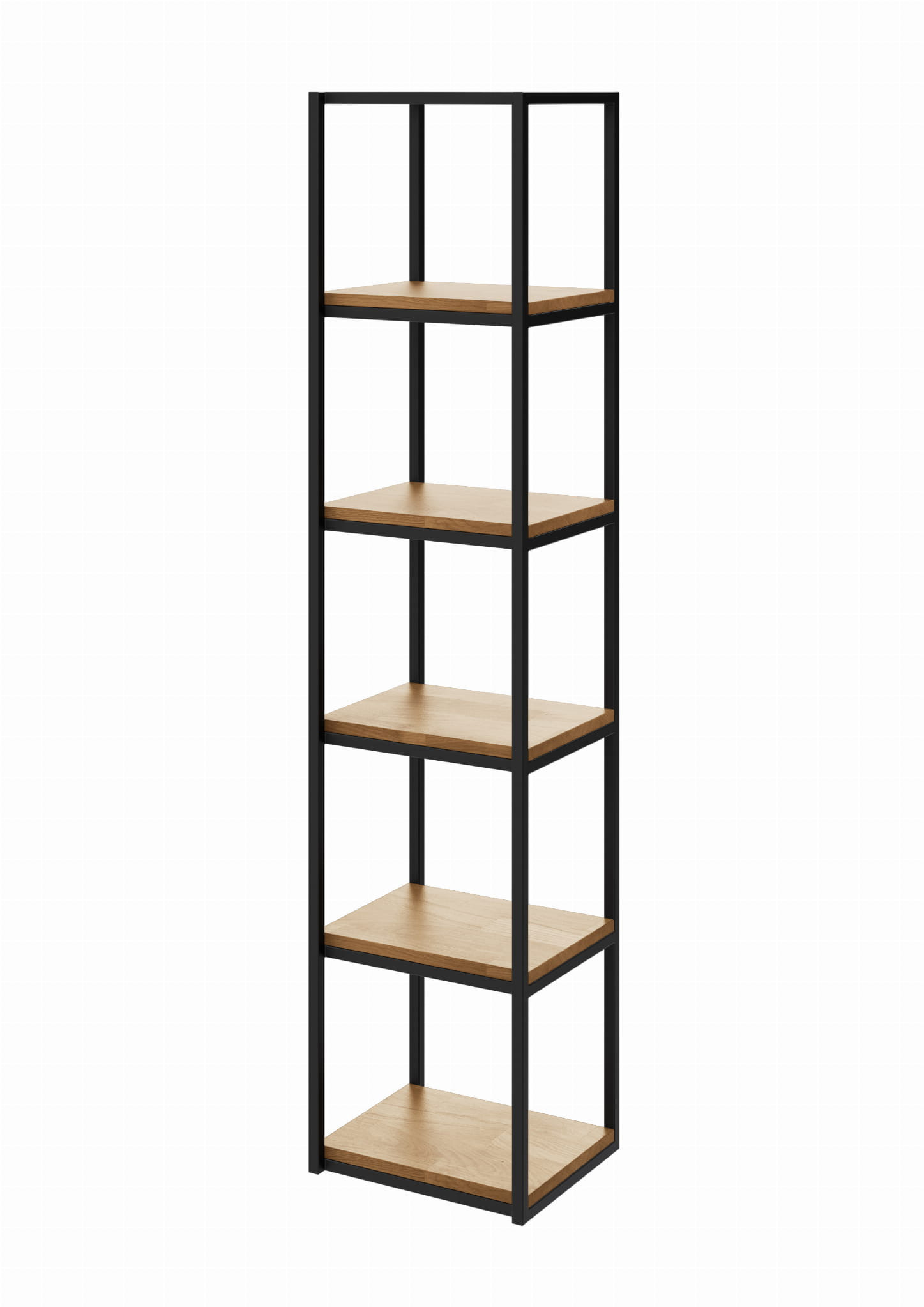 Regał WOOD BOX 177x40x30/34 Loft na książki