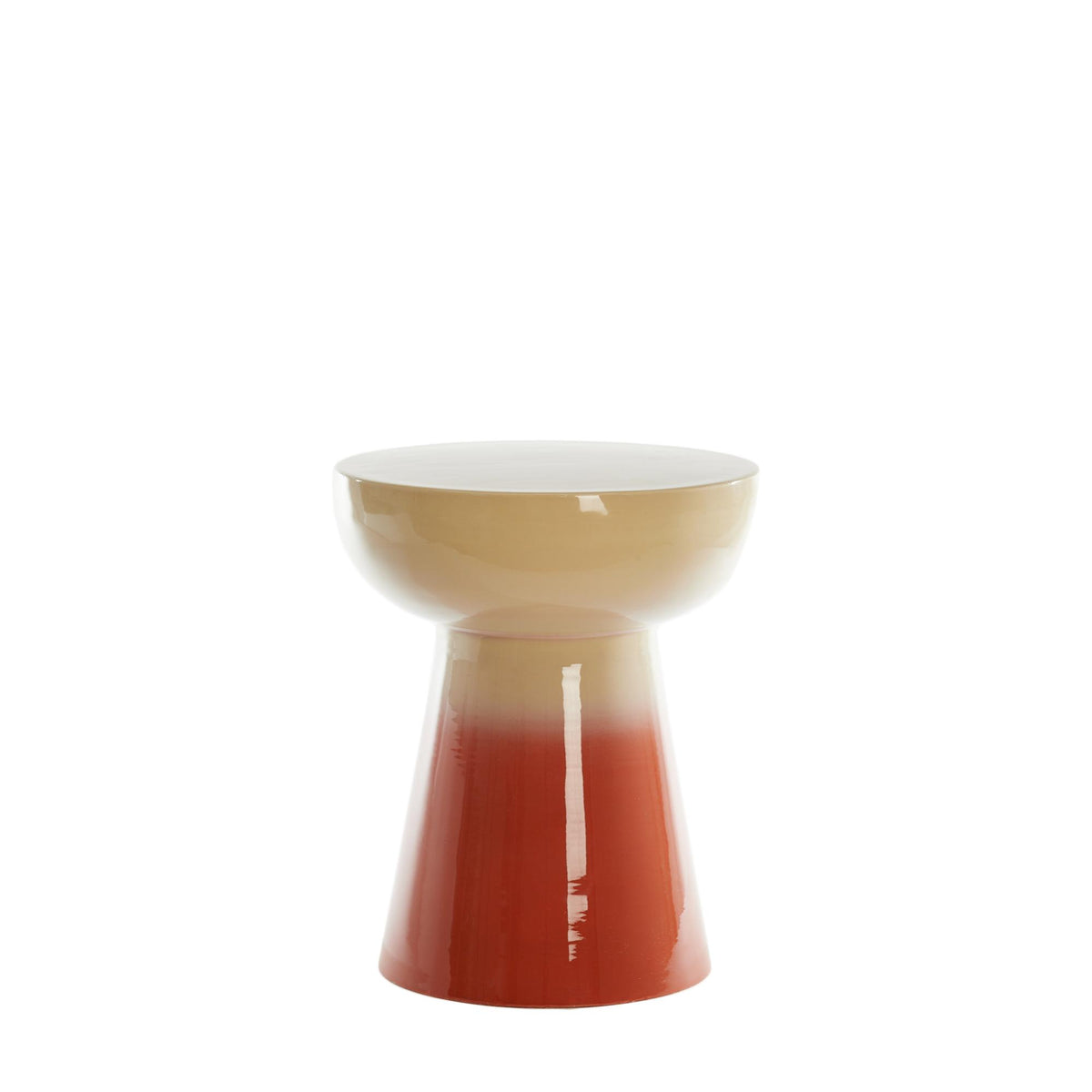 Light & Living bijzettafel Rovini - wit - Ø35cm