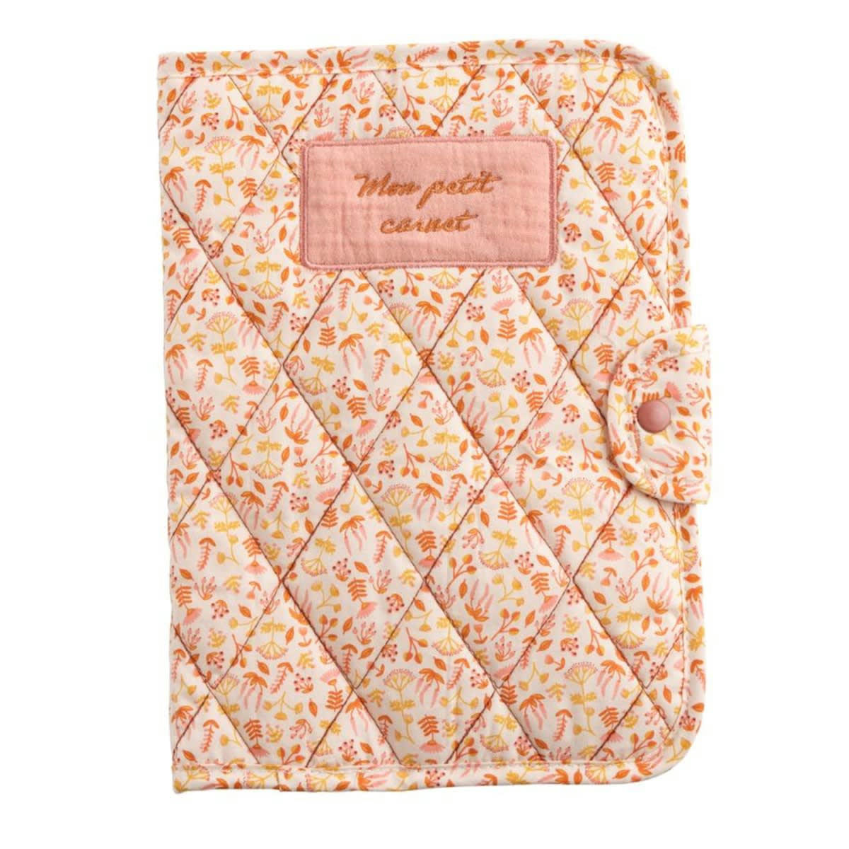 ESMEE - Protège carnet santé en coton rose