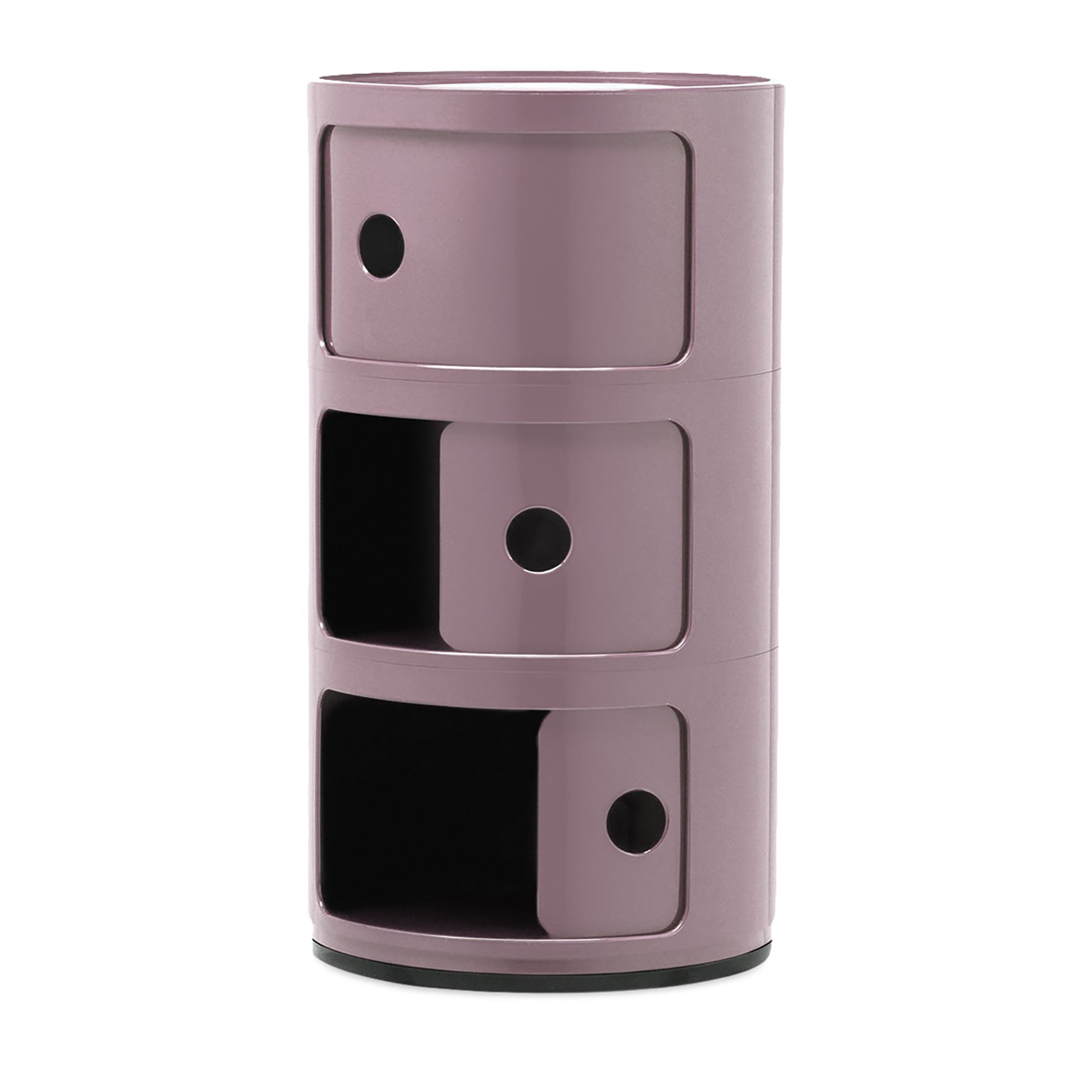 Kartell Componibili Kast Ø 32 cm - 3 Modules - Mauve