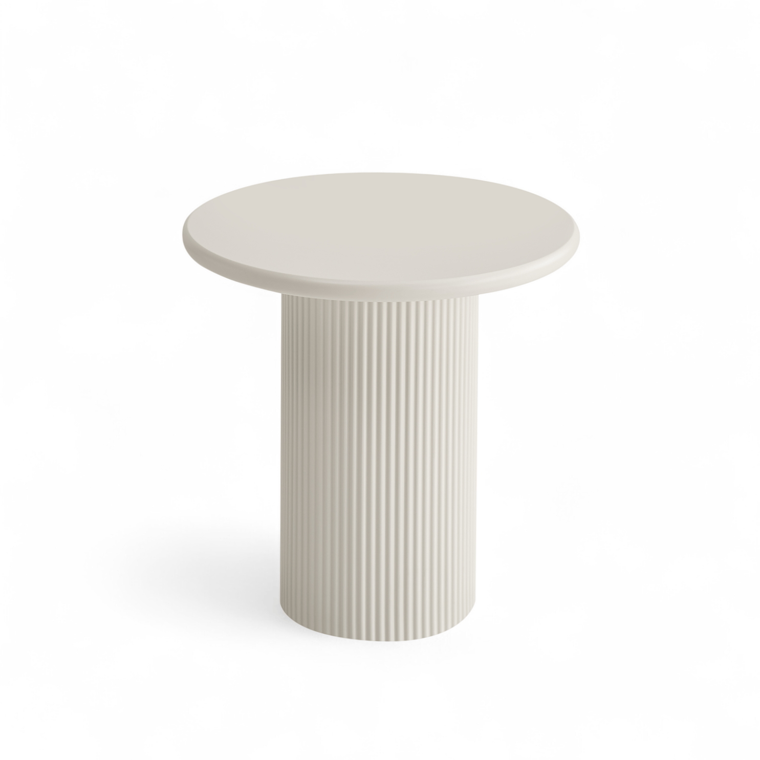Furnhouse ronde salontafel Wave - Crème wit - Ø 50 cm