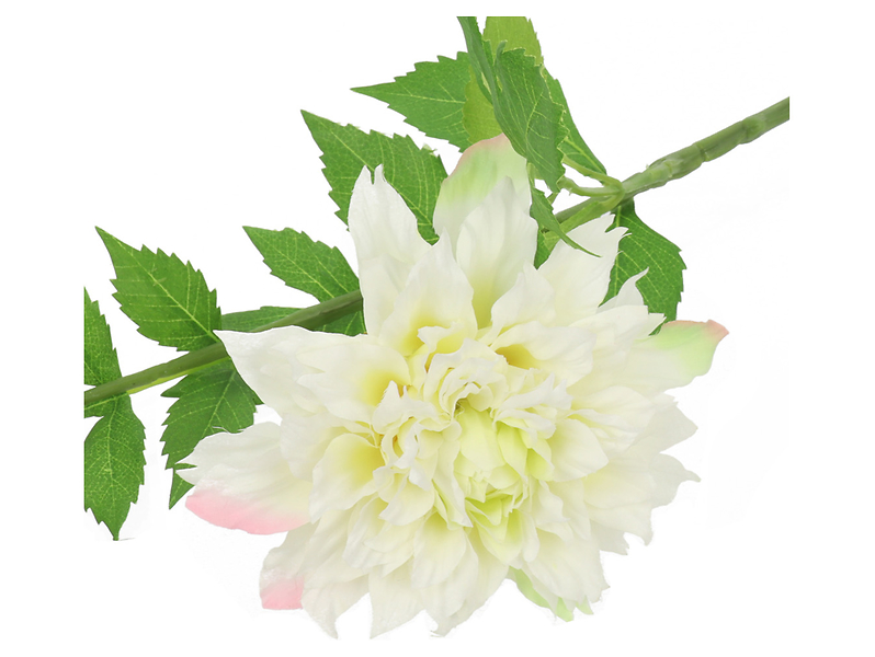 Gałązka dalii 61 cm biała