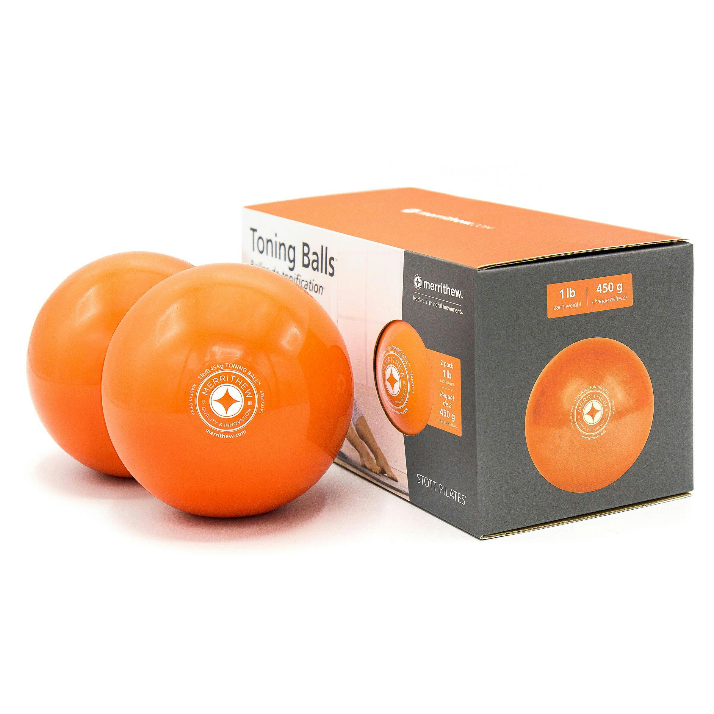 Orange Toning Ball™, 1-lb, 2-pk