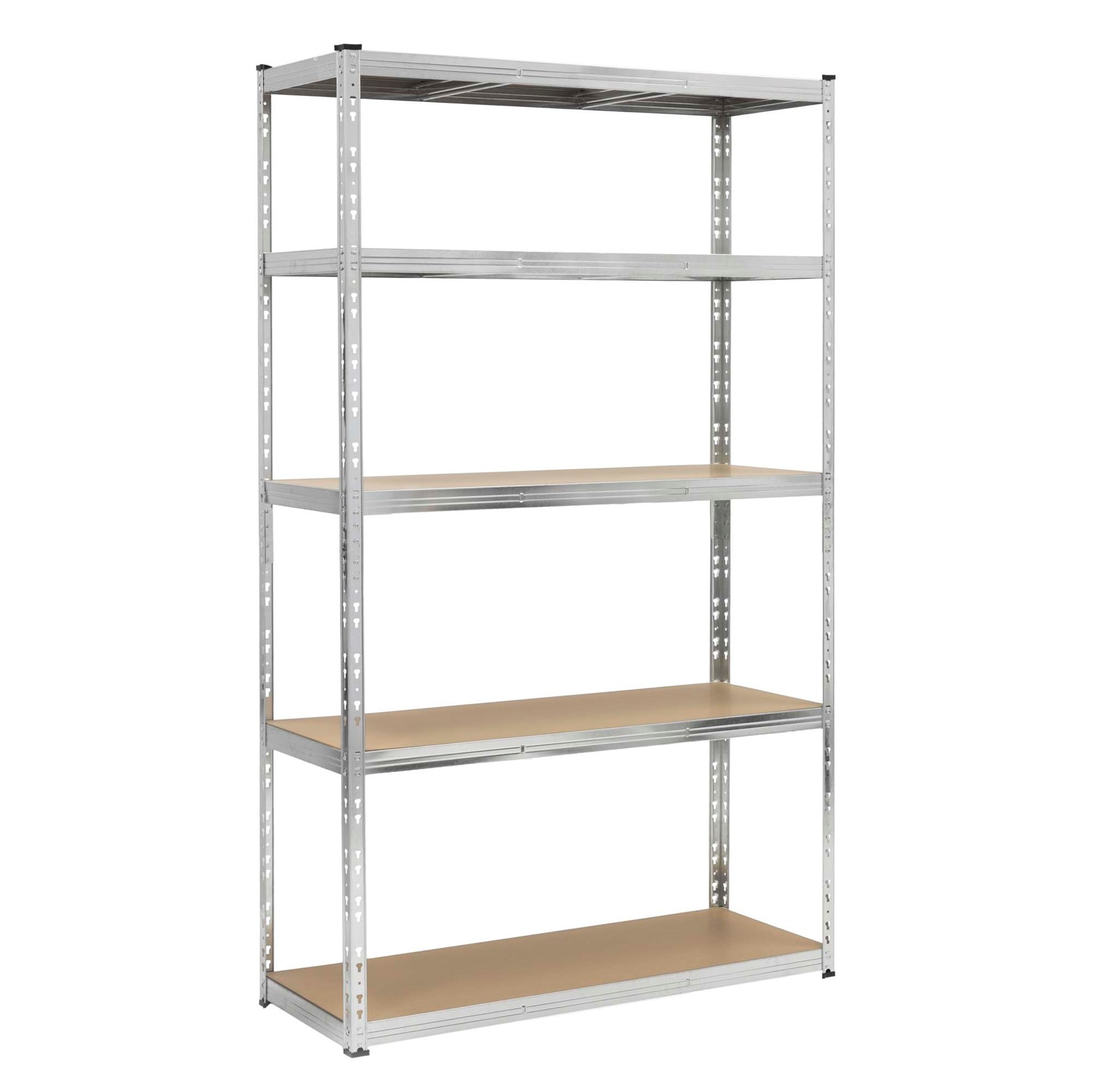 Regał magazynowy 205x120x45 cm 1000 kg 5 półek metalowy garażowy