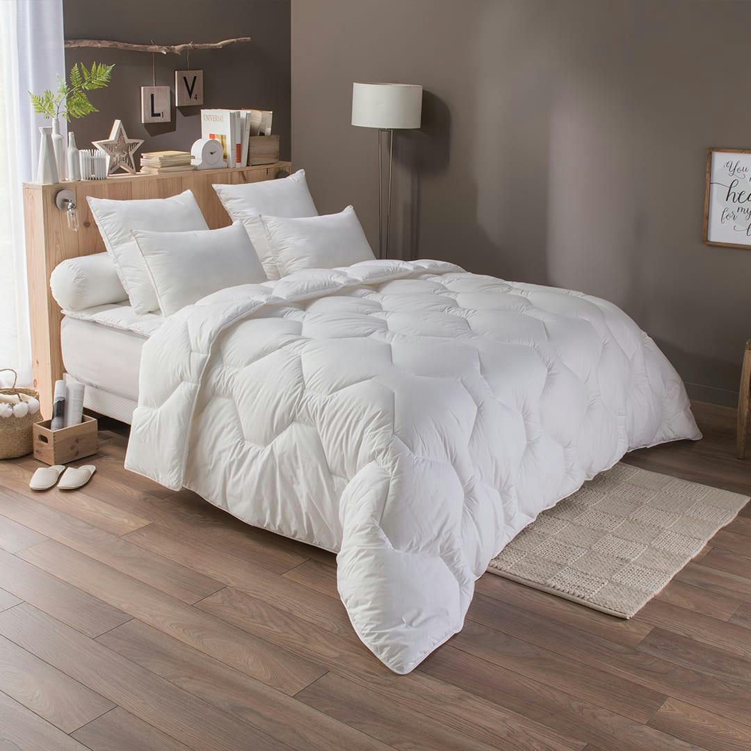 - Couette Protection Active Anti-acariens Végétal CHAUDE 240x260 cm - DO