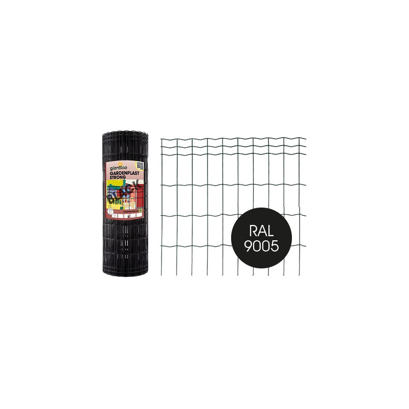 Treillis Gardenplast Strong noir 1,02 x 25 m GIARDINO