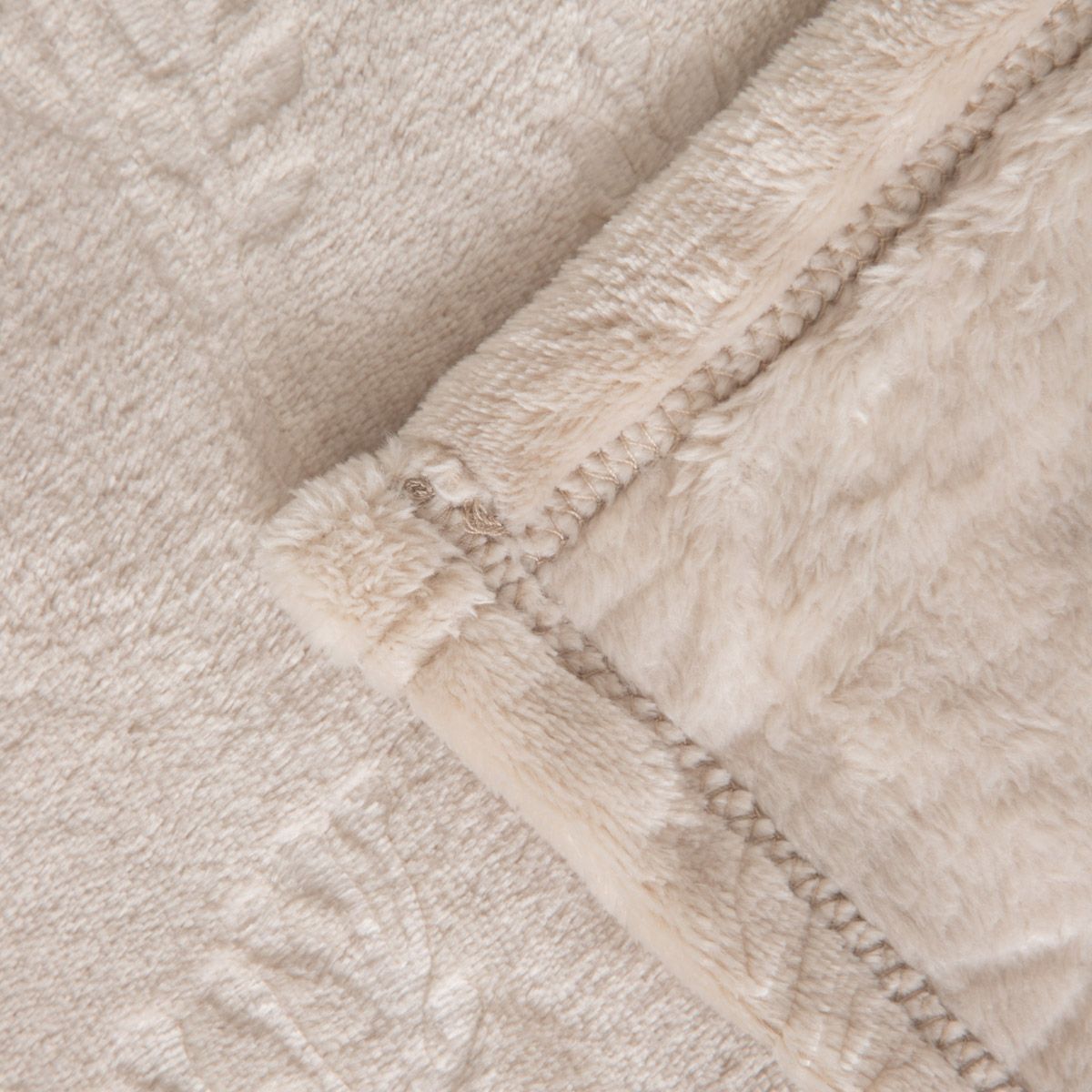 Koc MIRIMO w gałązki beżowy 150x200 cm