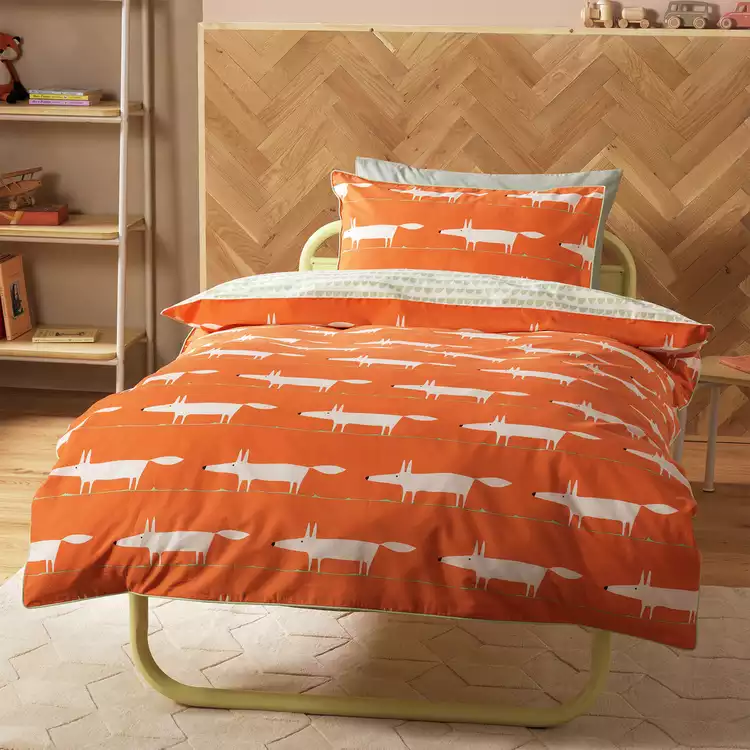 Habitat x Scion Cotton Mr Fox Family Bedding Set - Single