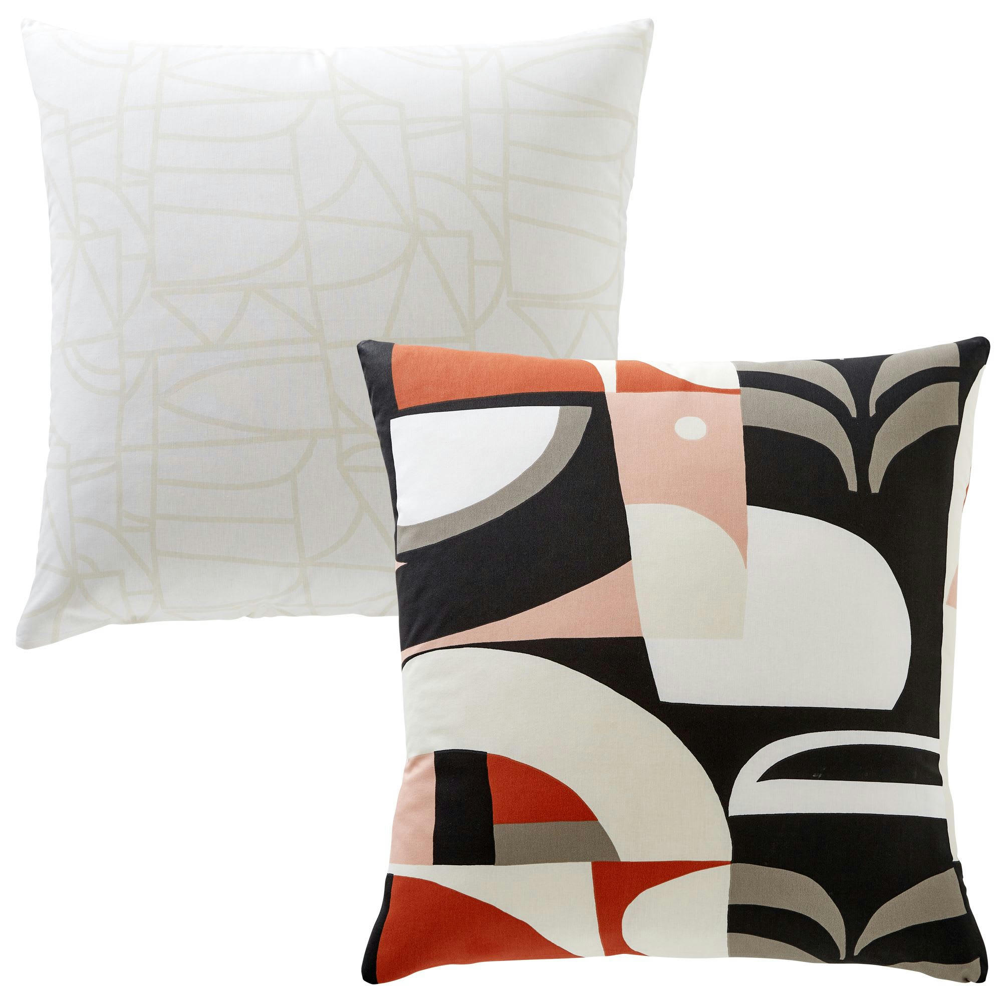 CRAFT - Taie sac 63x63 beige en coton