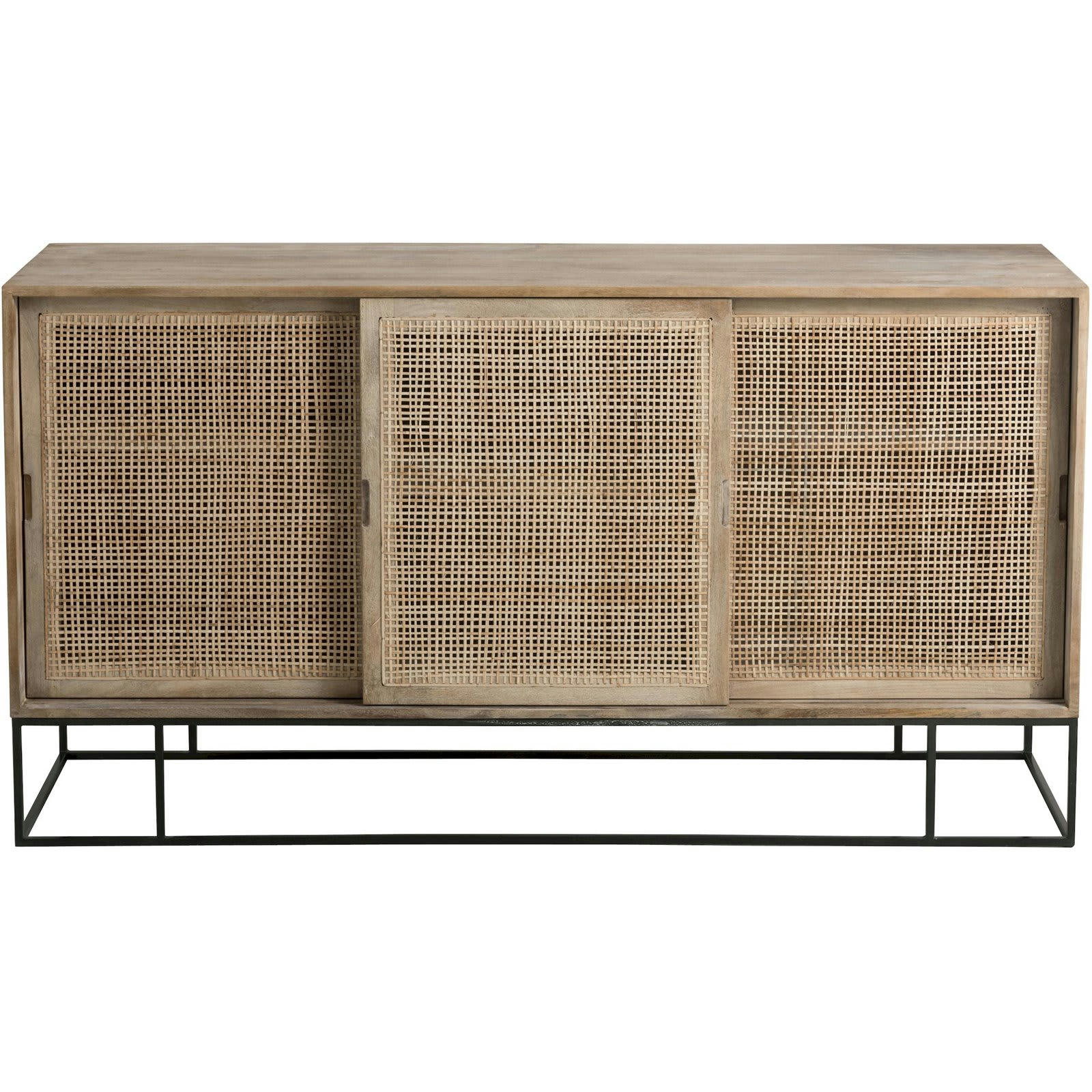 - Buffet Rotin Bois clair