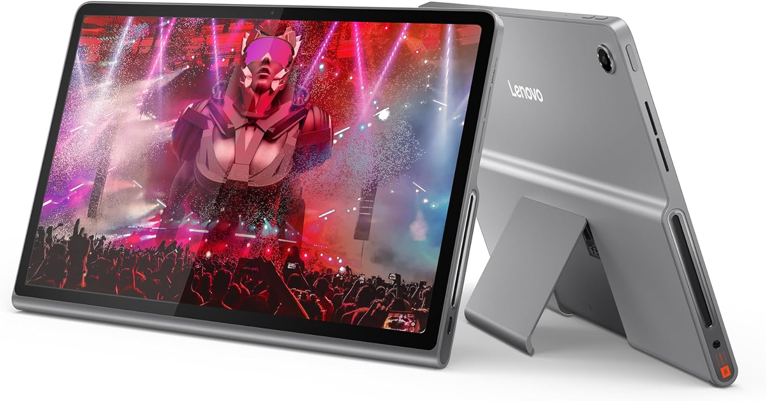 Lenovo Tab Plus - 2024 - Premium Entertainment Tablet - 8 JBL® Speakers - 11.5 2K LCD Touch Display - 8GB Memory - 128GB Storage - MediaTek™ Helio G99 - Folio Case Included - Luna Grey
