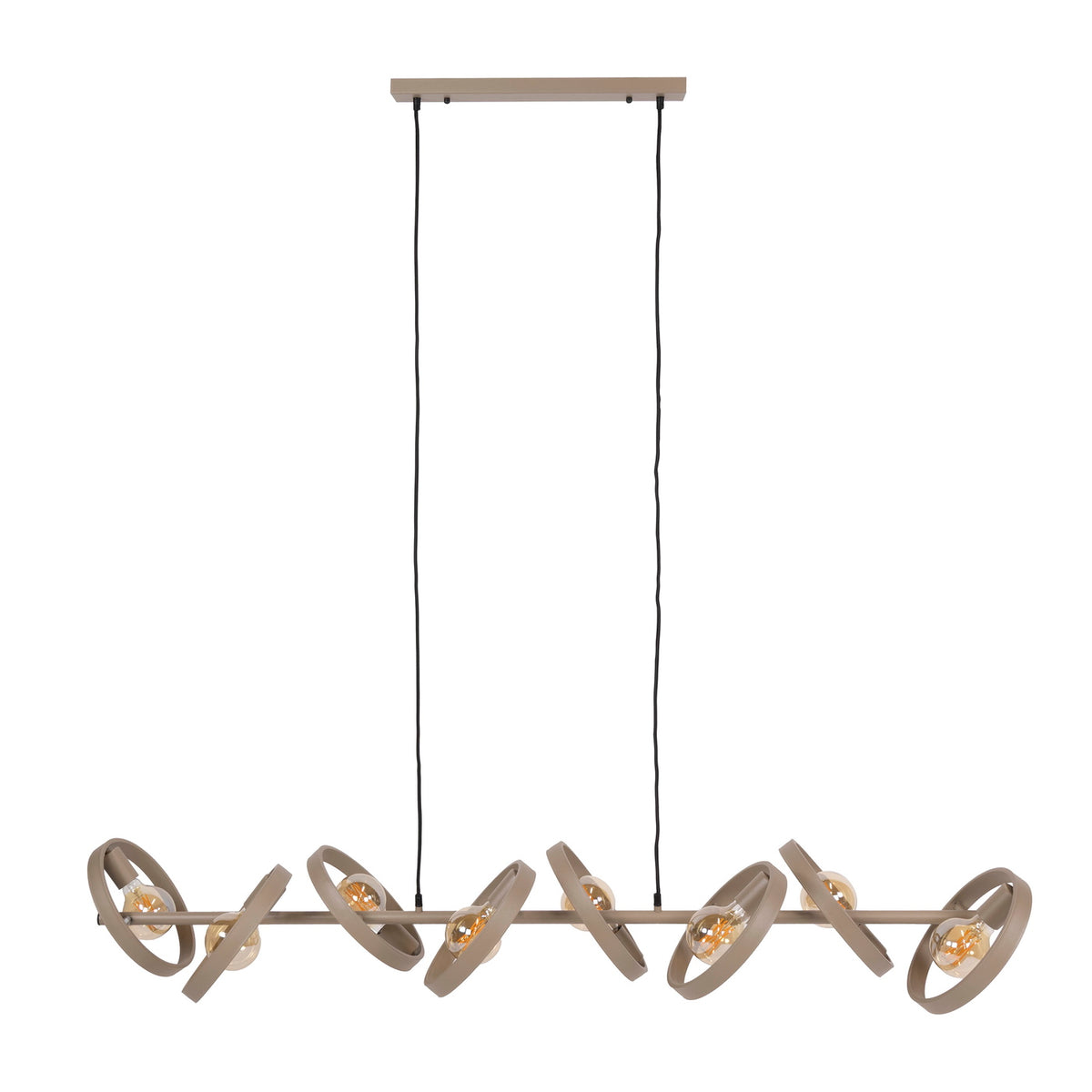 Giga Living Hanglamp Hover - Beige Metaal - 160x40x150cm