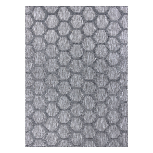 Dywan SANTO SZNURKOWY SIZAL 58391 plaster miodu antracyt 180x270 cm