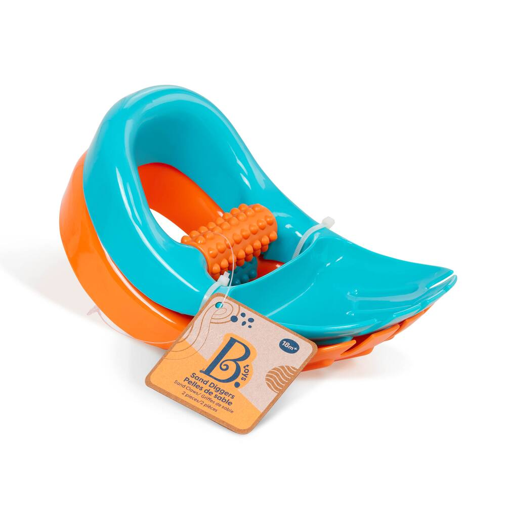 Outdoor Beach/Sandbox Toy Claw Shovels, Ages 2+, 2-pk