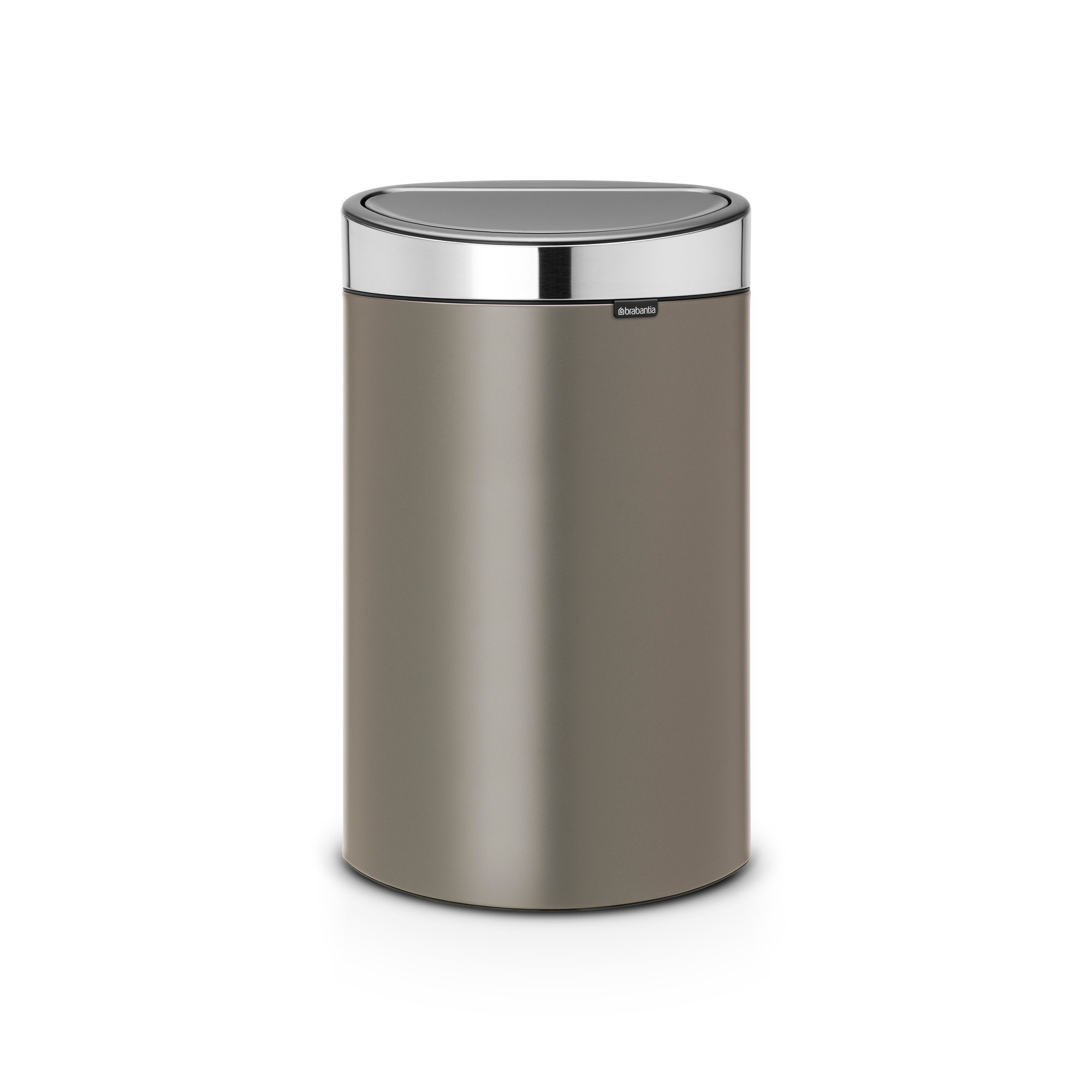 Brabantia Touch Bin New afvalemmer, 40 liter, kunststof binnenemmer 114885 - Platinum