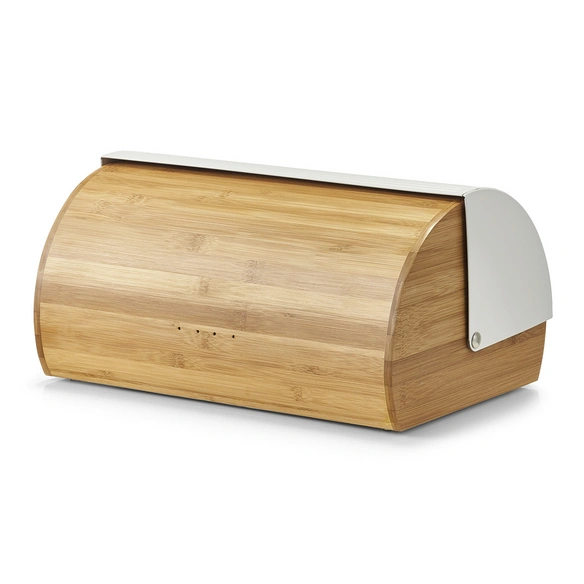 Brotkasten »Bamboo«, BxHxL: 27 x 19 x 39 cm, weiß