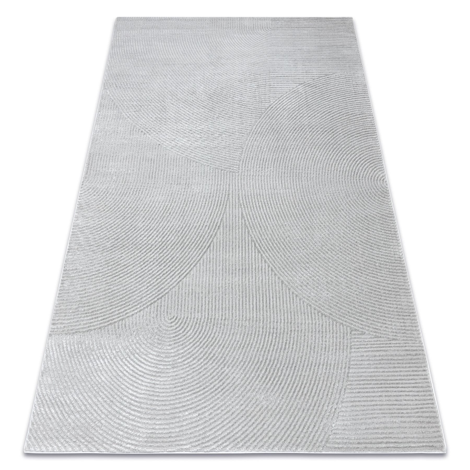 Dywan BALANCE 0194 szary - Geometryczny, strukturalny, glamour80x150 cm