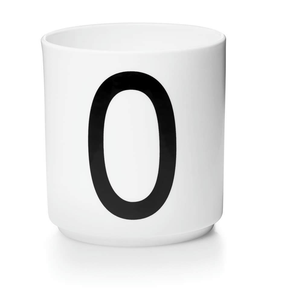 PERSONAL A-Z - Tasse blanche design letters porcelaine blanc