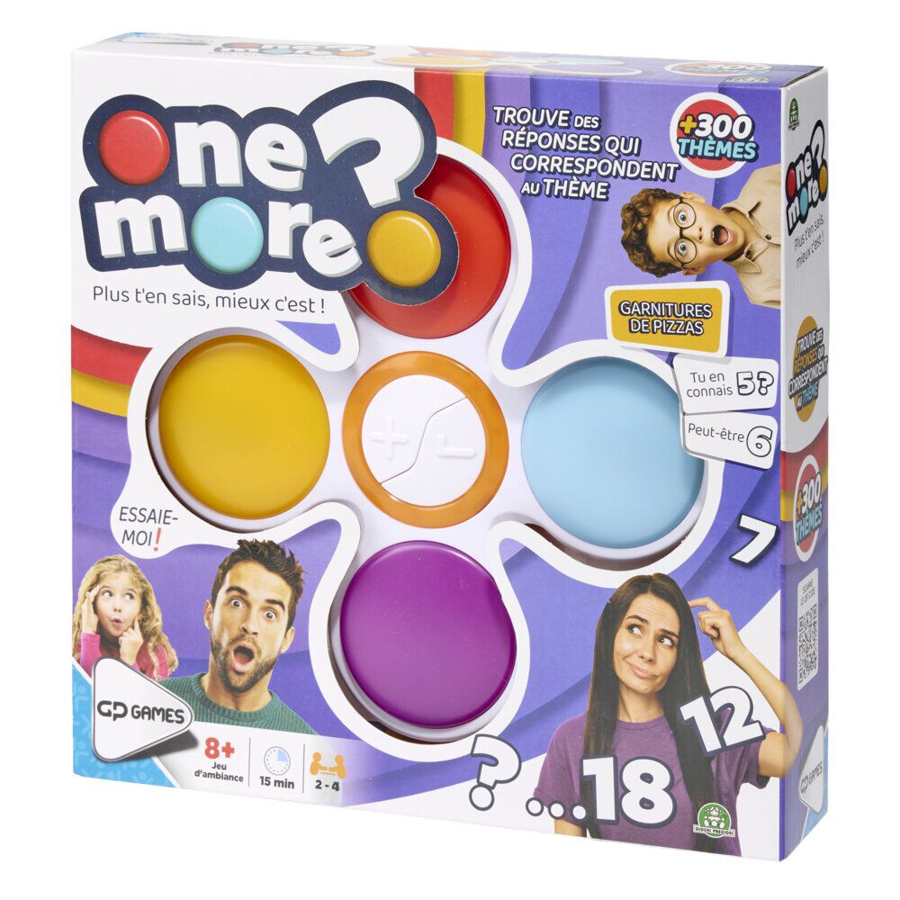 Jeu de société One More 300 thèmes