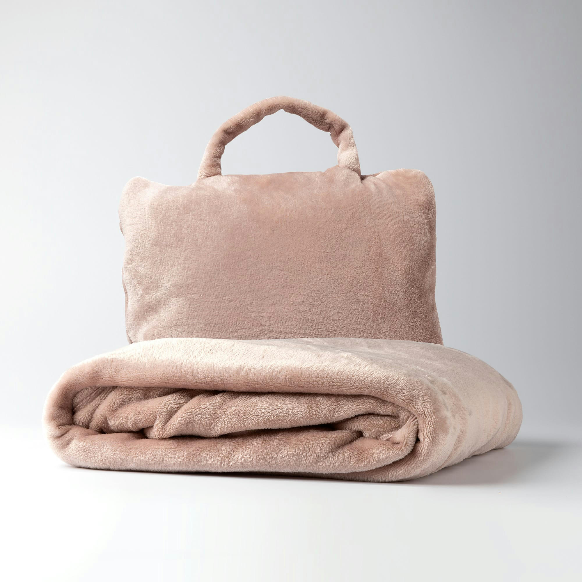 TESSA - TESSA - Plaid to Go - 130x150 cm - Misty Rose - idéal pour les voyages