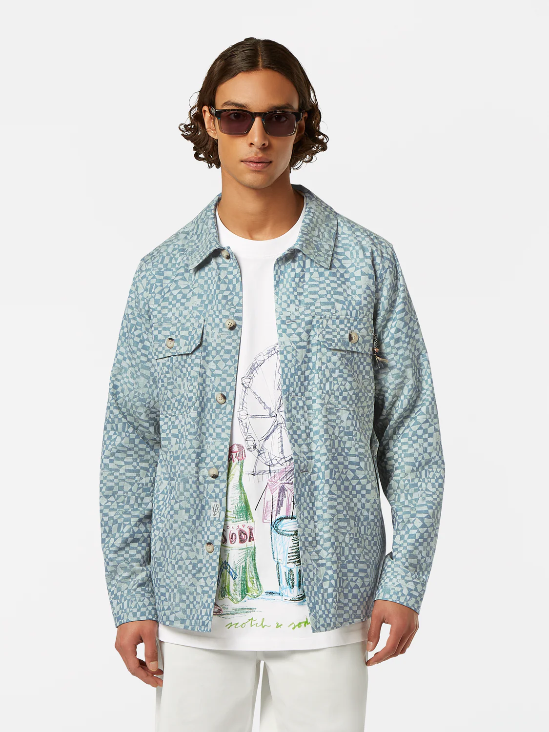 Lightweight Jacquard Overshirt